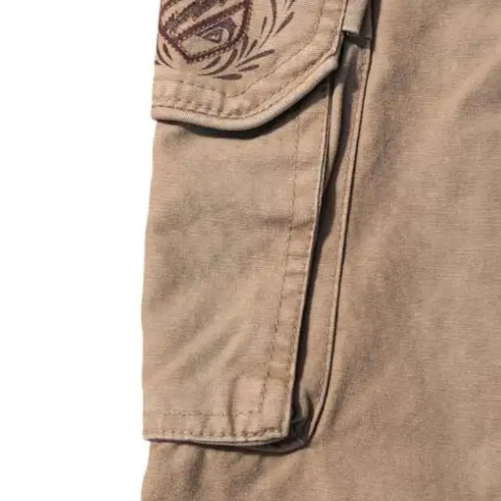 NWT Quiksilver Tan Cargo Boys Shorts with Utility Pockets ~size 12